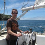 Skippering the yacht!