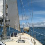 Heading for Stephenson (Manihepua) Island